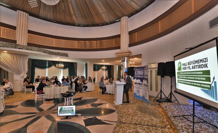 Pursaklar’da esnaf buluşmaları devam ediyor