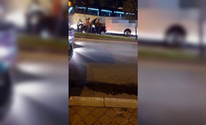 Saldırmaya çalıştığı yetmedi tehditler savurdu