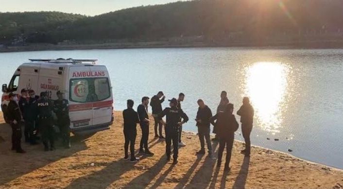 Sancaktepe’de gölde kaybolan kişiyi arama çalışmalarına ara verildi