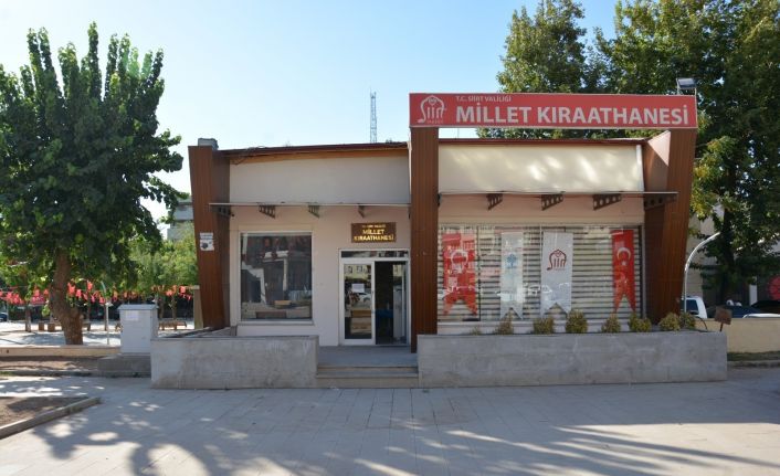 Siirt’te Millet Kıraathanesi halkın hizmetine açıldı
