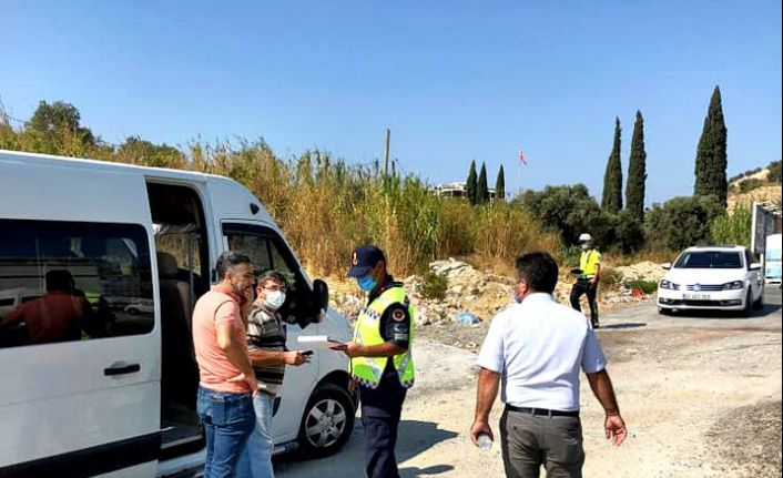 Söke’de okul servis araçlarına sıkı denetim