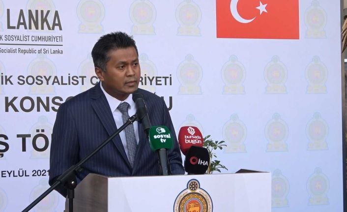 Sri Lanka Demokratik Sosyalist Cumhuriyeti Bursa Fahri Konsolosluğu törenle hizmete açıldı