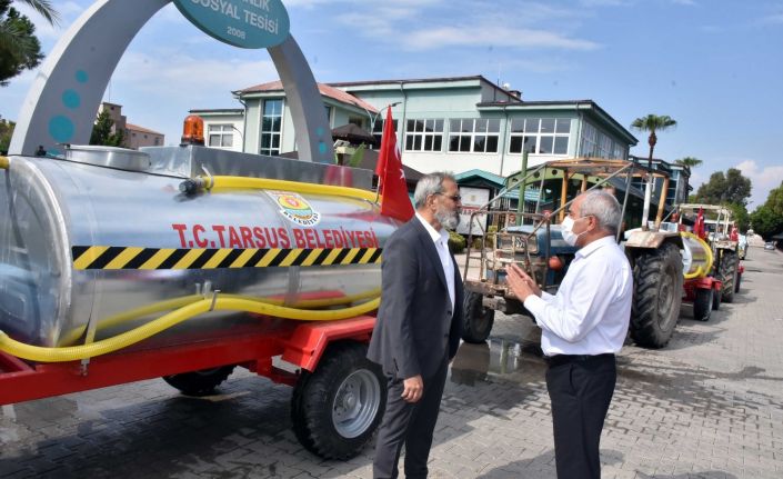 Tarsus Belediyesi orman yangınlarını söndürme çalışmalarına destek olmayı sürdürüyor