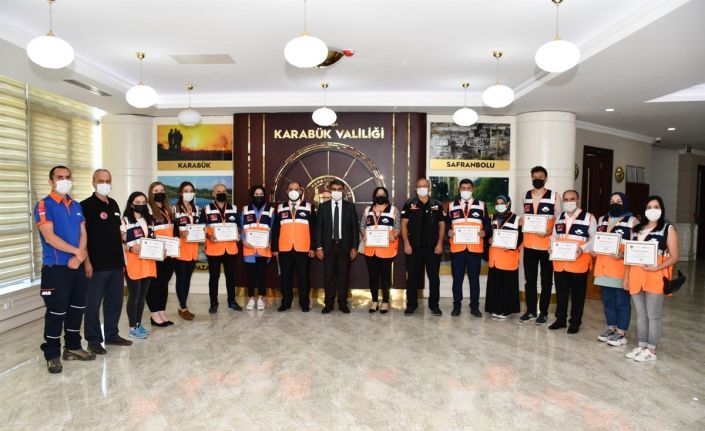 Vali Gürel, AFAD gönüllüleri ile bir araya geldi