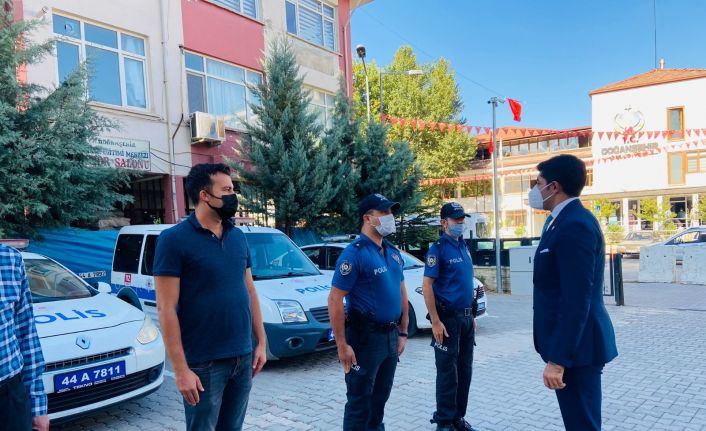 Yeni kaymakamın ilk denetimi asfalt yapılan yol oldu