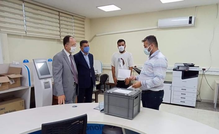 Yeni müdür ölçme değerlendirme merkezinde incelemelerde bulundu