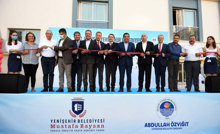 Yenişehir Belediyesi, erkek öğrenci yurdunu hizmete açtı