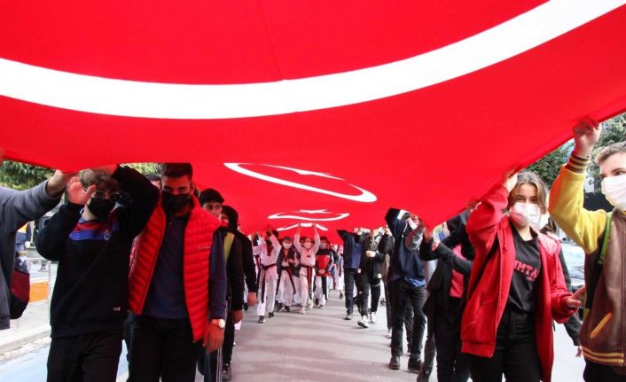 Amatör Spor haftası yürüyüşü yapıldı