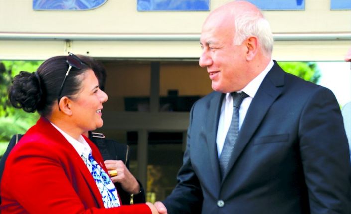 Aydın Büyükşehir Belediye Başkanı Çerçioğlu, Söke Belediye Başkanı Tuncel ile bir araya geldi