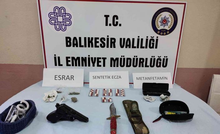Balıkesir’de polisten uyuşturucuya geçit yok