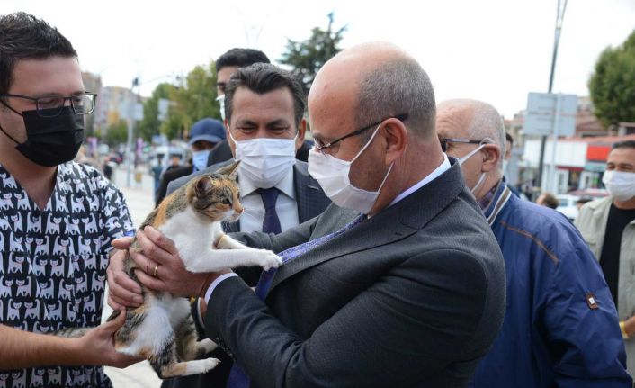 Belediye Başkanı Ekicioğlu: “Hayvanların korunması ve sahiplenilmesi insanlık görevidir”