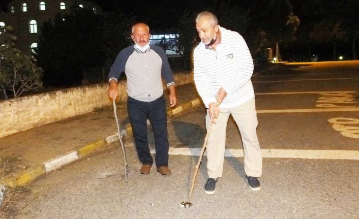 Burhaniye’de emekli öğretmen çevre günülüsü oldu