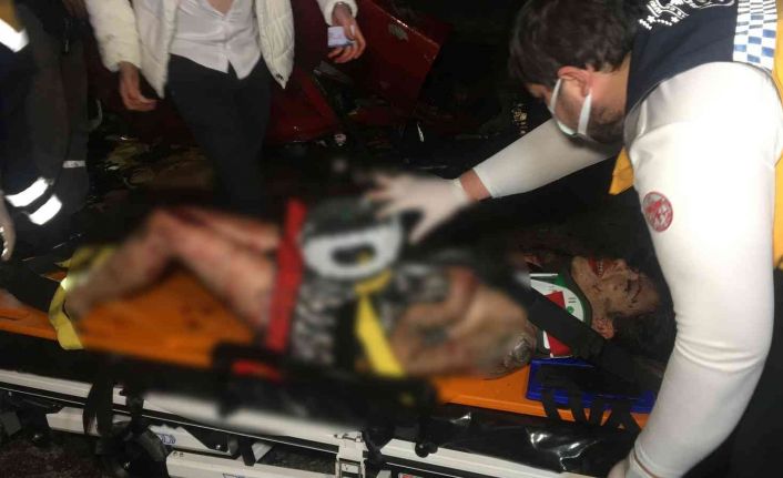 Bursa’da 7 aracın karıştığı zincirleme kazada ortalık savaş alanına döndü: 1’i ağır 10 yaralı