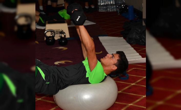 Bursaspor kuvvet çalışması yaptı