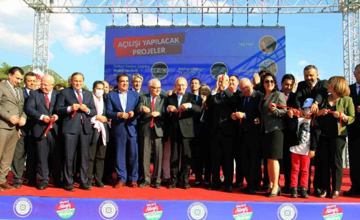 CHP Genel Başkanı Kılıçdaroğlu Muğla’da açılış ve temel atma törenine katıldı