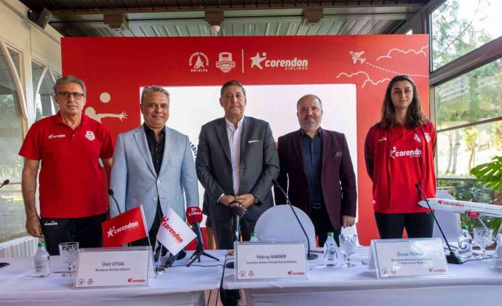 Corendon Aırlines, Muratpaşa Belediyesi Kadın Voleybol Takımı’na sponsor oldu