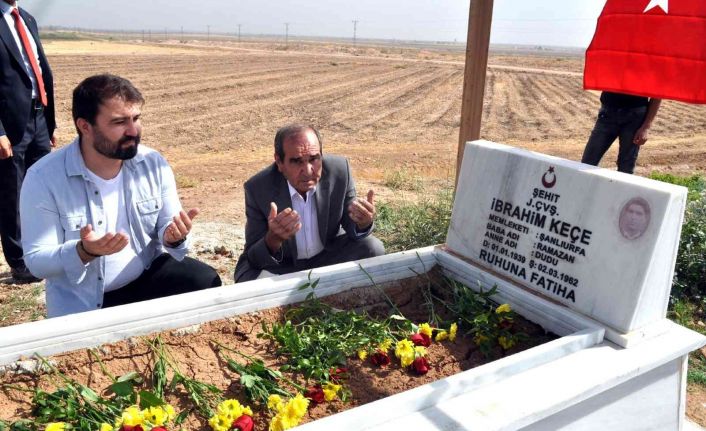 Denizi şehidin 59 yıl sonra sınırda bulunan mezarı onarıldı