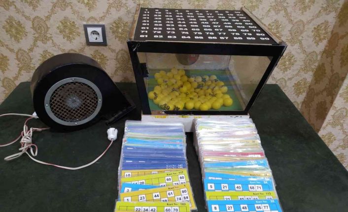 Dernek lokallerinde kumar oynayan 98 kişiye 130 bin 928 lira idari para cezası