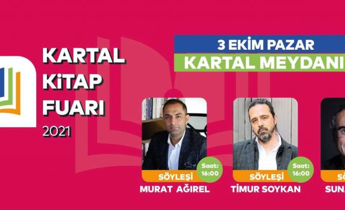 Edebiyat ve medya dünyasının ünlü kalemleri Kartal Kitap Fuarı’nda