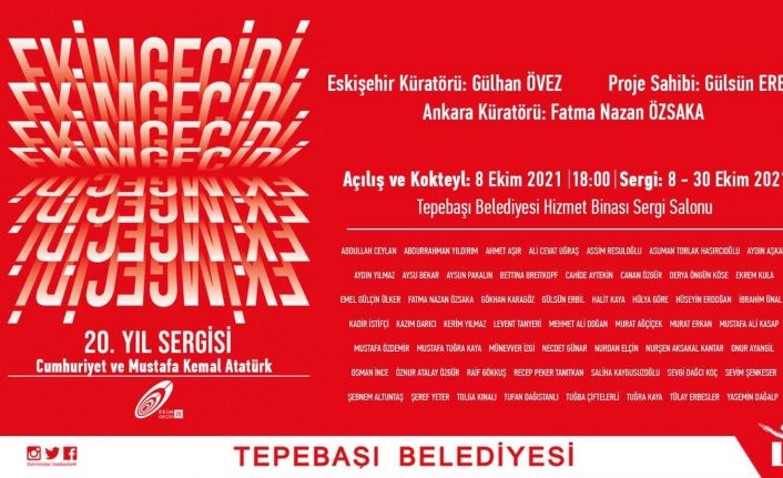 Ekim Geçidi Sergisi 20’nci yılında Eskişehir’de