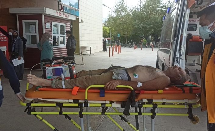 Elektrik akımına kapılan inşaat işçisi ağır yaralandı