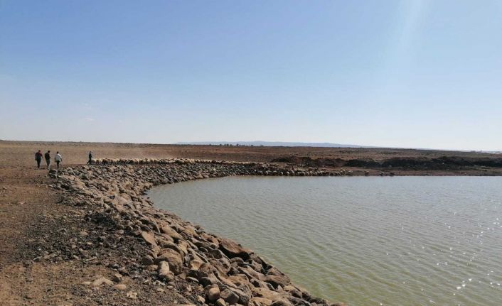 Ergani’de 5 hayvan içme suyu göleti onarıldı