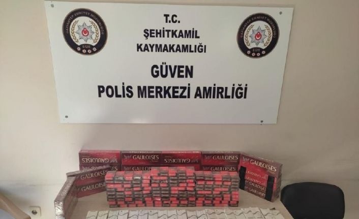 Gaziantep’te bir haftada 37 bin paket kaçak sigara yakalandı
