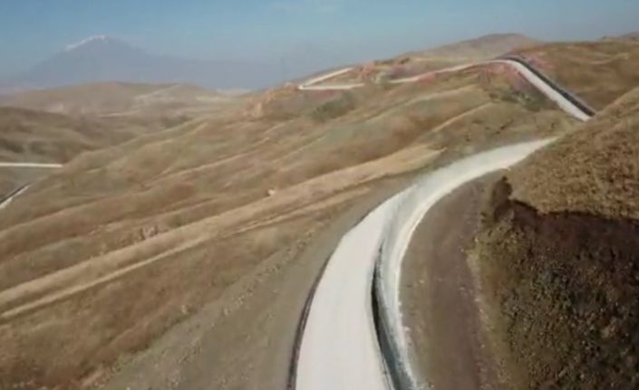 Iğdır tarafından örülen güvenlik duvarı ile artık terör saldırıları yaşanmıyor