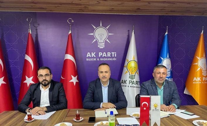 İl Koordinatörü Karagöz Bilecik ilçe başkanları toplantısına katıldı