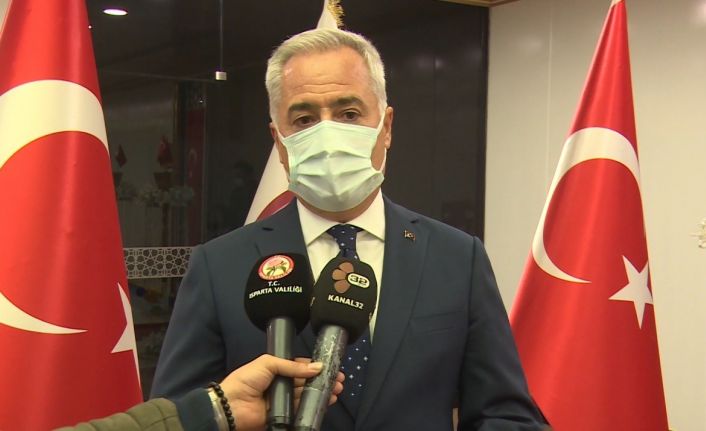 Isparta Valisi Seymenoğlu: “Isparta genelinde yaklaşık 2 bin 100 pozitif vaka var”