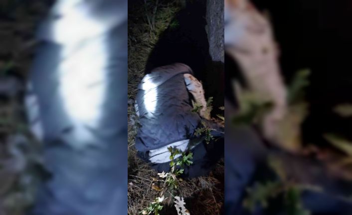Jandarma, kayıp kadını 3 saatlik çalışma sonrası ormanda böyle buldu