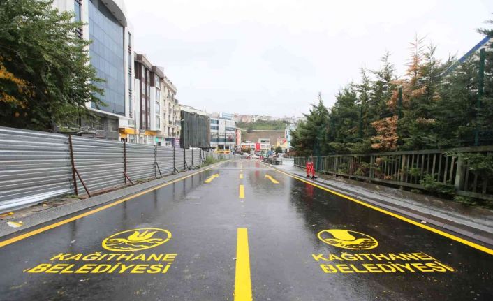 Kağıthane’de Merkez Mahallesi ve çevre yolları düzenleme projesi tamamlandı