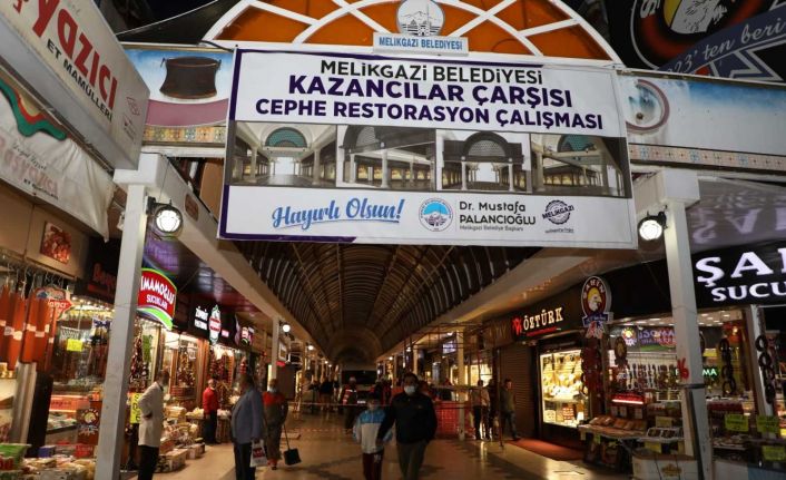 Kazancılar Çarşısı’nda restorasyon çalışması başladı