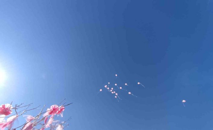 Keçiören’de pembe maske ve kurdelelerle meme kanserinin önemine dikkat çekildi