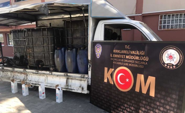 Kırklareli’nde kaçak akaryakıt operasyonu: 2 gözaltı