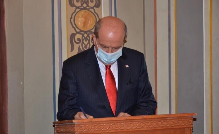 KKTC Cumhurbaşkanı Tatar’dan Ertuğrul Gazi Türbesi’ne ziyaret