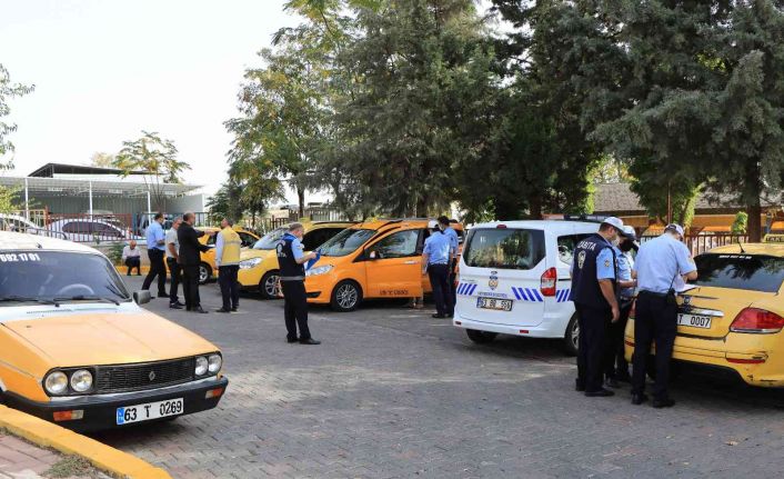 Şanlıurfa’da ticari taksiler denetlendi