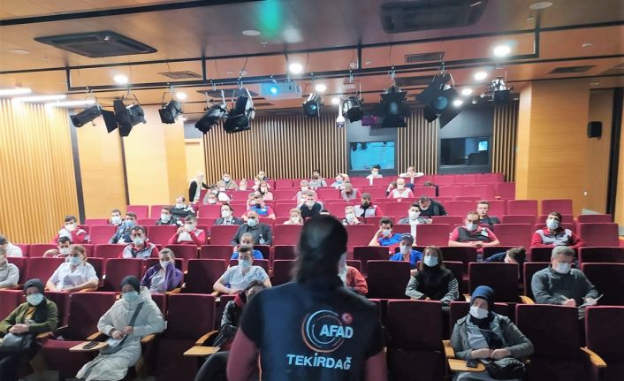 Şehir Hastanesinde afet bilinci eğitimi