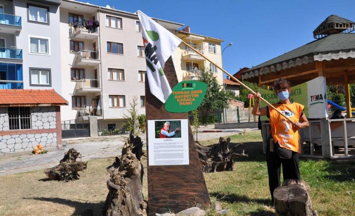 Simav’da ‘Toprak Dede Hayrettin Karaca Parkı’ açıldı