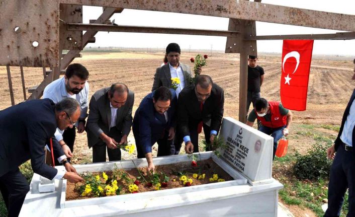 Sınırda 59 yıl sonra bulunan şehidin mezarı onarıldı