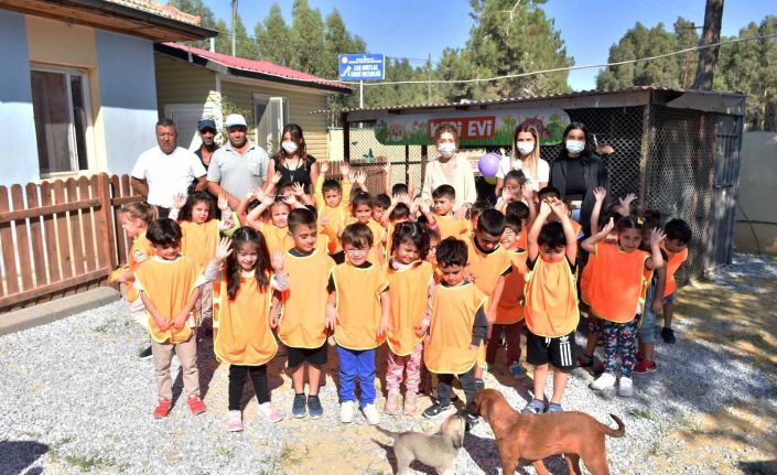 Tarsus Belediyesi, minik öğrencileri patili dostlarla buluşturdu