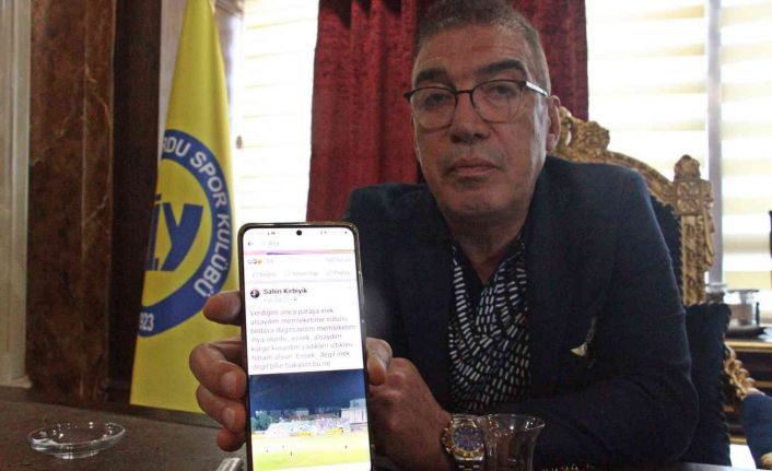 Tarsus İdman Yurdu Başkanı Şahin Kırbıyık: “Forması terlemeden sahadan çıkanları gördüm”