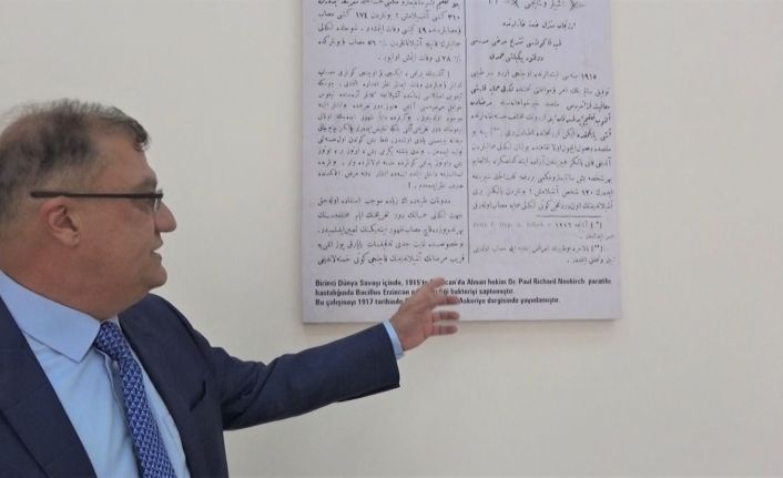 Tıp Fakültesinin duvarlarında Erzincan’ın tıp tarihi yeniden gün yüzüne çıktı