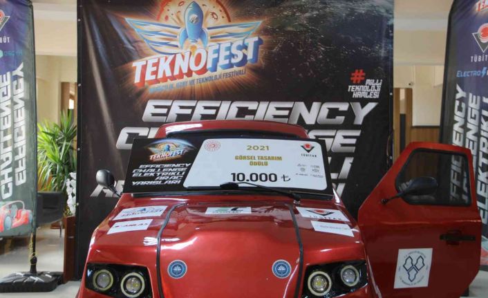 TOGG’u örnek alarak elektronik araba ürettiler iki ödül birden kazandılar