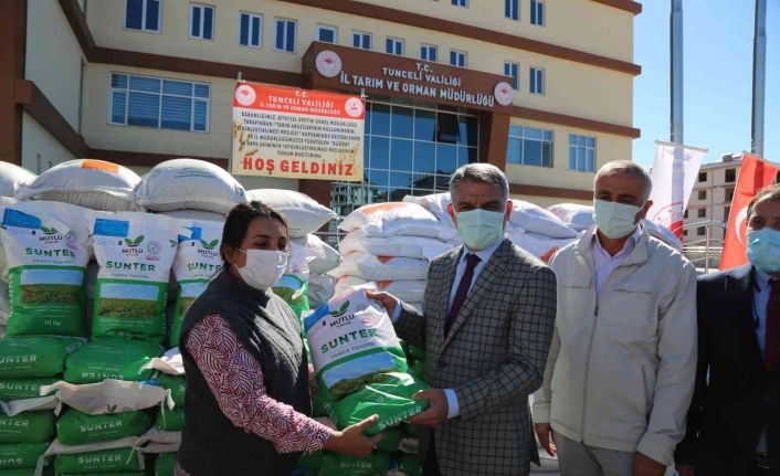 Tunceli’de 31 bin dekarlık alanda yem bitkisi, buğday ve arpa ekilecek
