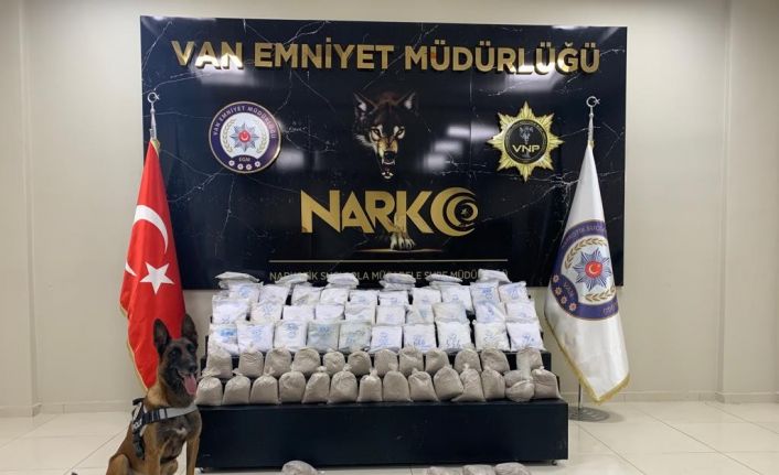 Van’da bir haftada 357 kilo uyuşturucu ele geçirildi