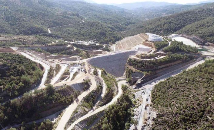Yatağan Girme Barajı inşaatı yükseliyor