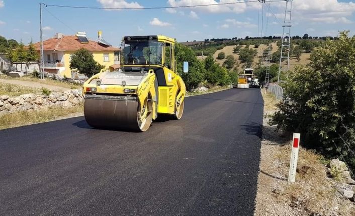 Yozgat’ta 32 kilometrelik köy yolu BSK asfalt ile kaplandı