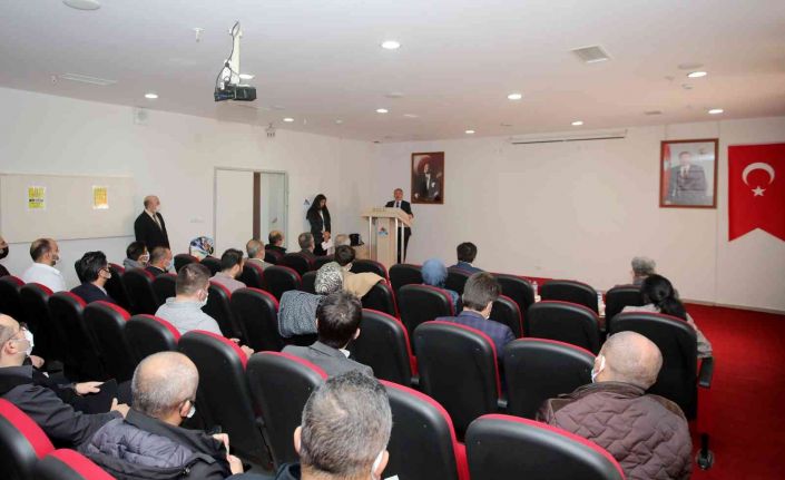 AİÇÜ Rektörü Prof. Dr. Karabulut, DAP İdaresi Başkanı Prof. Dr. Demirdöğen’i misafir etti