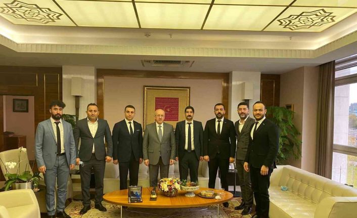 ASRİAD Van Şubesinden Ticaret Bakan Yardımcısı Uçarmak ile gazeteci Şahin’e ziyaret